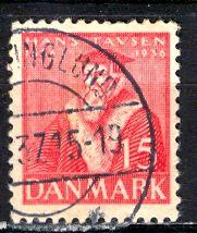 Denmark 1936: Sc. # 255: O/Used Single Stamp