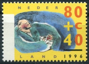 Netherlands Sc#B693 MNH, 80c+40c yel & multi, Summer stamps 1996 (1996)