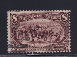 289 F-VF  used neat cancel with nice color cv $ 48 ! see pic !