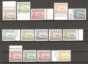 NAURU 1937/48 SG 26b/39b MNH Cat £225