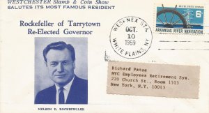 Nelson Rockefeller Re-elected governor 1969 #!