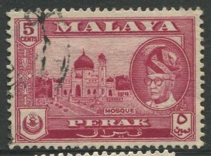 STAMP STATION PERTH Perak #130 Sultan Yussuf Izuddin Shah Used 1957-61