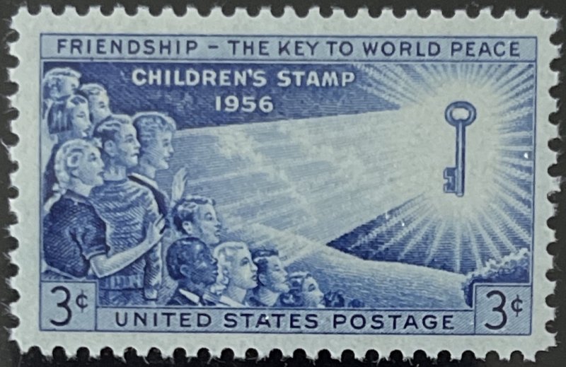 Scott #1085 1956 3¢ Children MNH OG VF