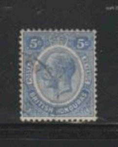 BRITISH HONDURAS #78 1913 5c KING GEORGE V F-VF USED b