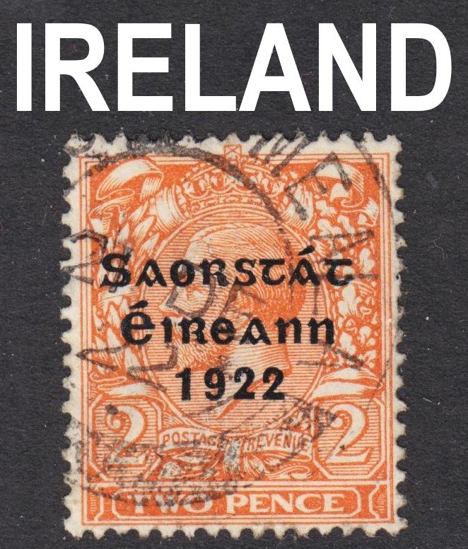 Ireland Scott 47  F to VF used.