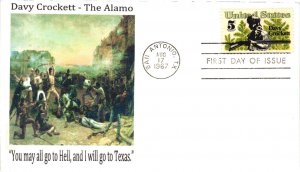 #1330 Davy Crockett – Unknown Printed Cachet