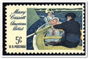 SC#1322a 5¢ Mary Cassatt: Tagged (1966) MNH