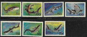 Tanzania 1993 Sharks MNH A429