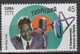 CUBA Sc# 5449 FAMOUS PEOPLE   Nat King Cole   2013 MNH