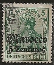 Germany - Offices In Morocco ^^ Scott # 21 - Used