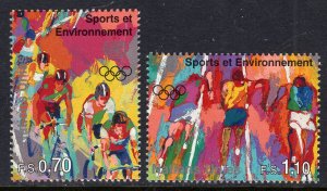 UN Geneva 289-290 Sports MNH VF