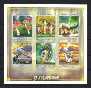 MALI SHEET IMPERF MUSHROOMS