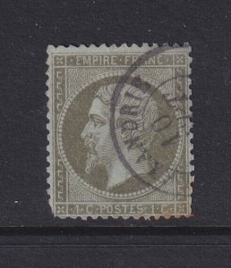 Alexandria (French Offices), Napoleon 1c Alexandria cancel, used (small fault)