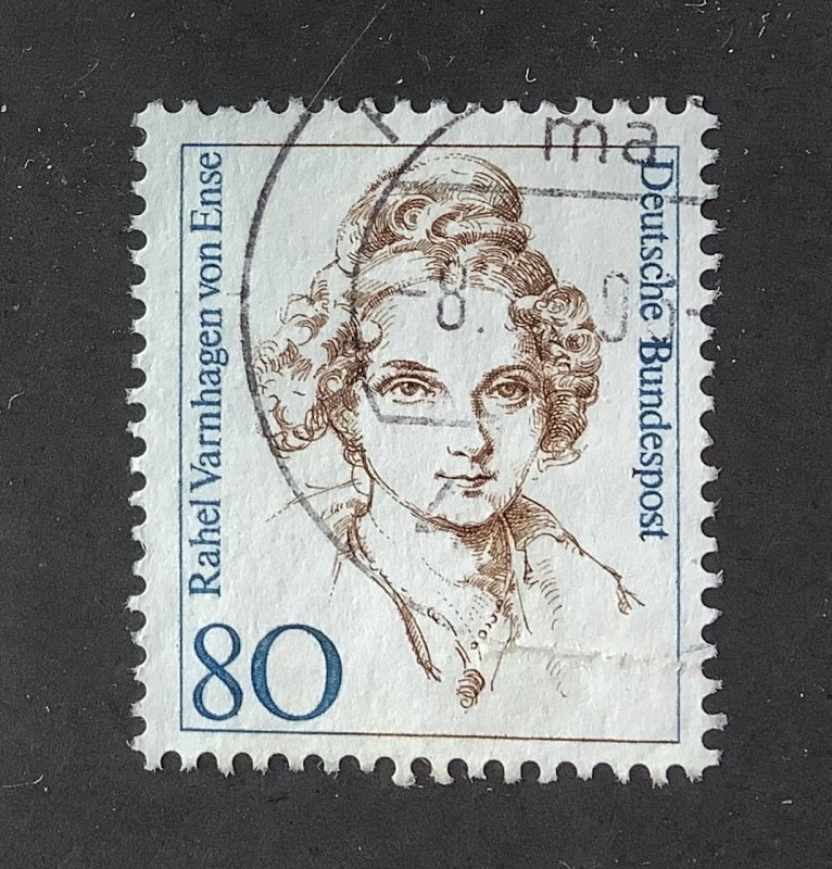 Germany  1992 Scott 1723 used - 80pf,  Rachel Varnhagen von Ense