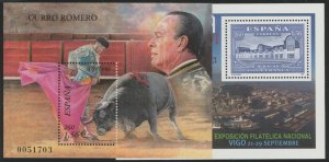 Spain #3117/3122 Mint (NH) Souvenir Sheet