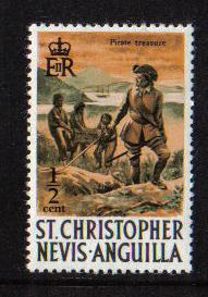 St Kitts - Nevis 1970 MNH 1/2c.  #