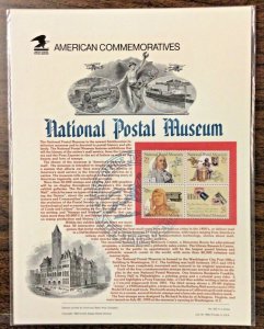 Commemorative Panel #423  National Postal Museum #2779-2782      29 c  1993