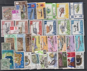 Gibraltar stamp collection of 35 approx different stamps