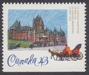 Canada - #1470 Historic CPR Hotels Booklet Stamp - MNH