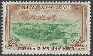 New Zealand # 270  Otago - 2d.  (1)  Unused VLH