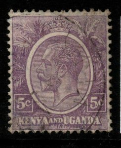 KENYA, UGANDA & TANGANYIKA SG77 1922 5c DULL VIOLET USED