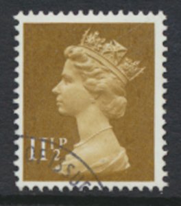 GB Machin 11½p SG X942 phosphor paper  SC# MH76 Used  see details and scan