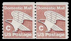 PCBstamps  US #1947 Coil Pair (40c)(2x20c)C & Eagle, MNH, (12)