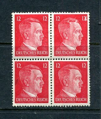 Germany 1941 WWII Block of 4 MNH 12 pf Mi 788 10295