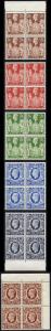 SG476/8c KGVI 1939 Square High Values Very Fine U/M Blocks of Four