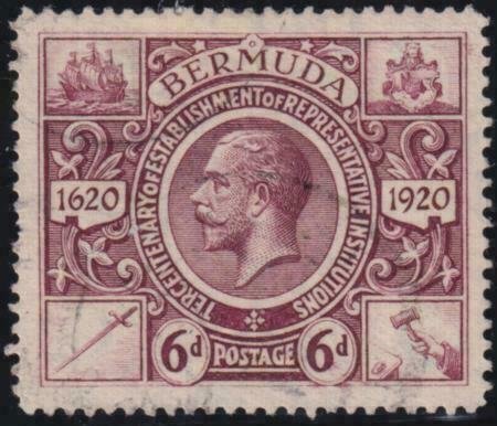 Bermuda 1921 SC 78 Used SVC 65.00 Stamp