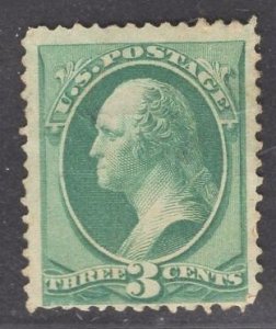 US Stamp #158 3c Green Washington MINT NO GUM SCV $40.00