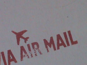 UNITED STATES- IVERTED JENNY $2,BRYAN $2 & LOVE DOVES STAMPS ON AIRMAIL CARD