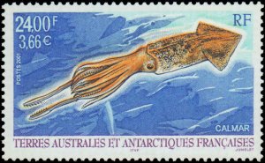 French Southern & Antarctic Territory #287 Mint Complete Set, 2001, Marine Li...