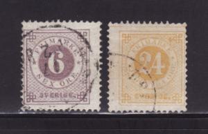 Sweden 31, 34 U Numerals