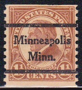 Precancel - Minneapolis, MN PSS 598-44 - Bureau Issue