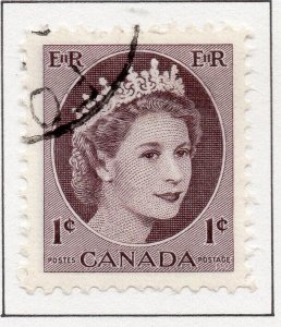 Canada 1954 Early Issue Fine Used 1c. NW-19223