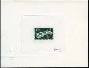 French Colonies, French Polynesia #251P, 1969 International Labor Org., 17f s...