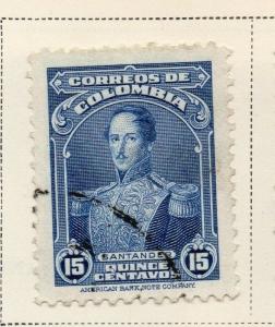 Colombia 1941-44 Early Issue Fine Used 15c. 172842