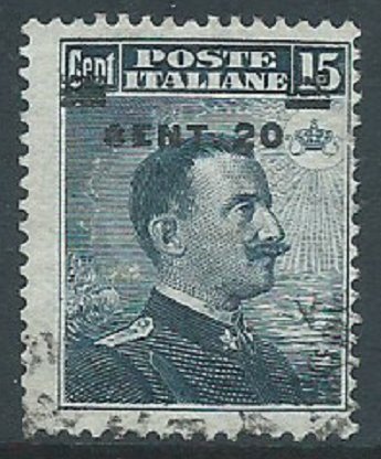 Italy, Sc #129, 20c on 15c, Used