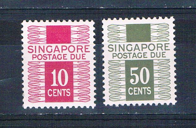 Singapore J11;J13 MNH Numerals 1981 (S1141)