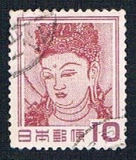 Japan 516 Used Goddess Kannon 1950 (BP28410)