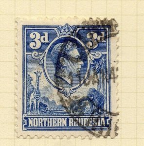 Northern Rhodesia 1938 Early Issue Fine Used 3d. NW-167039