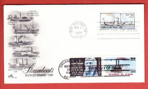 #3091 Robert E. Lee Riverboats Dual FDOI Steamship-AC