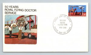 Australia 1978 FDC - 50 Years Royal Flying Doctor Service - F12964