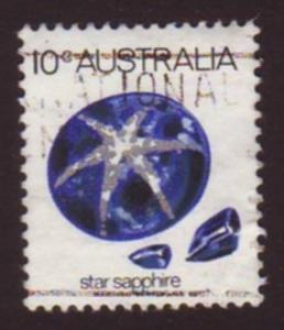Australia 1974 Sc562, SG552, 10c Star Sapphire USED
