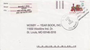United States Fleet Post Office 29c Christmas Greetings Toy Train 1992 U.S. N...