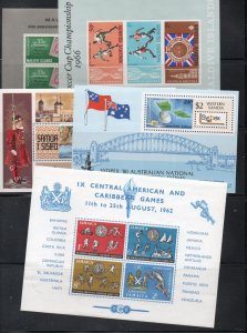 British Commonwealth Souvenir sheet accumulation mint NH