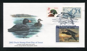 RW69 Black Scooters Federal Duck Stamp First Day Cover 2002, Fleetwood