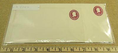 U536a, 4c U.S. Postage Envelope qty 2