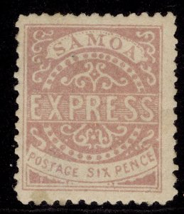 SAMOA QV SG0, 6d lilac, perf 11 reprint, M MINT.
